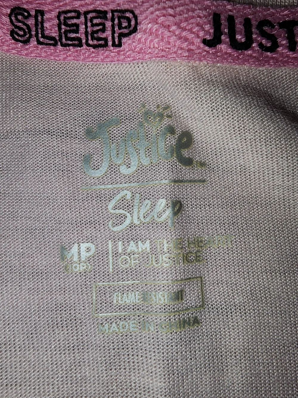 Justice Kids Pink Hedgehog Pajama Set - Sleep More, Worry Less